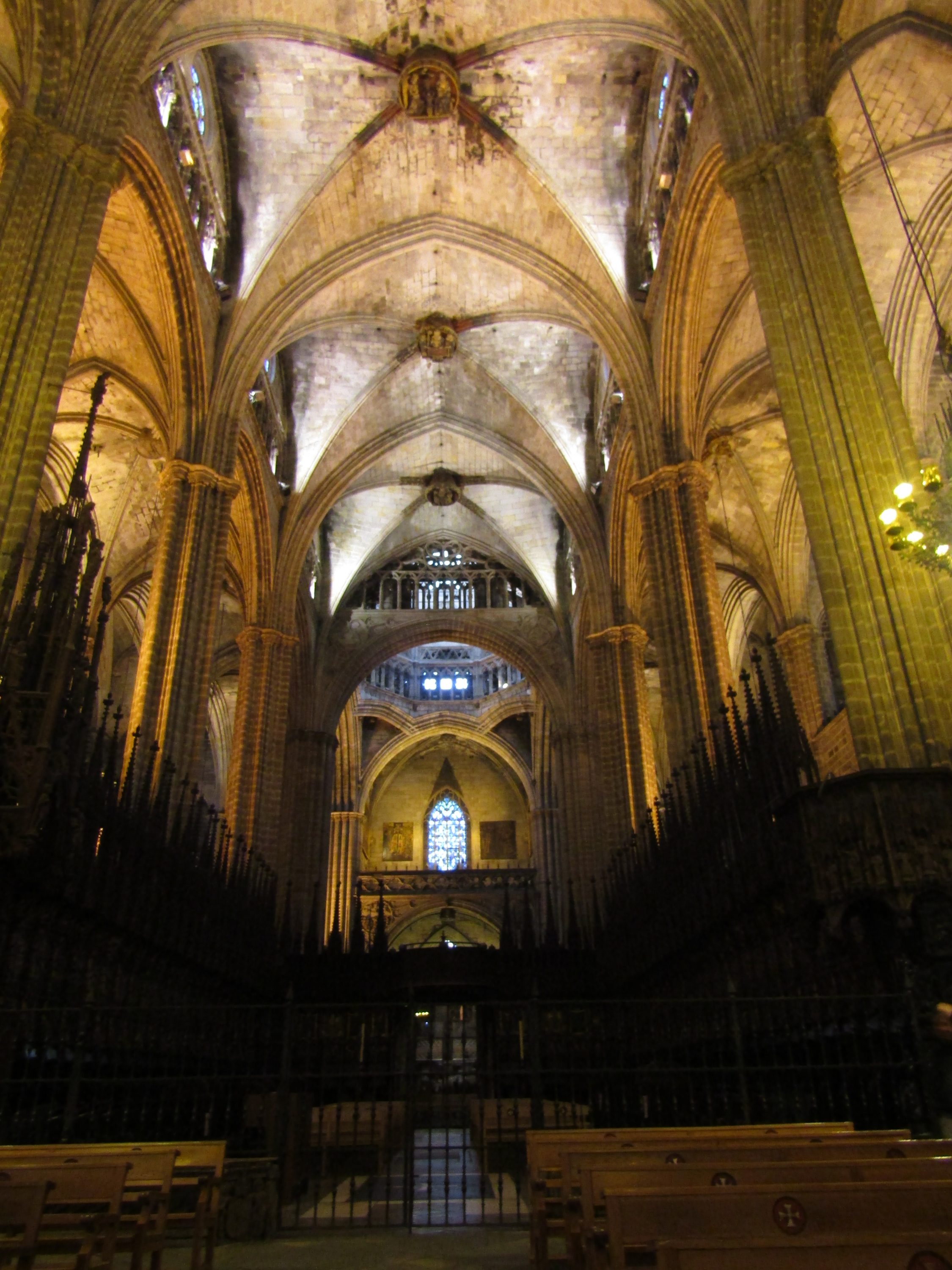Barcelona katedrális belső